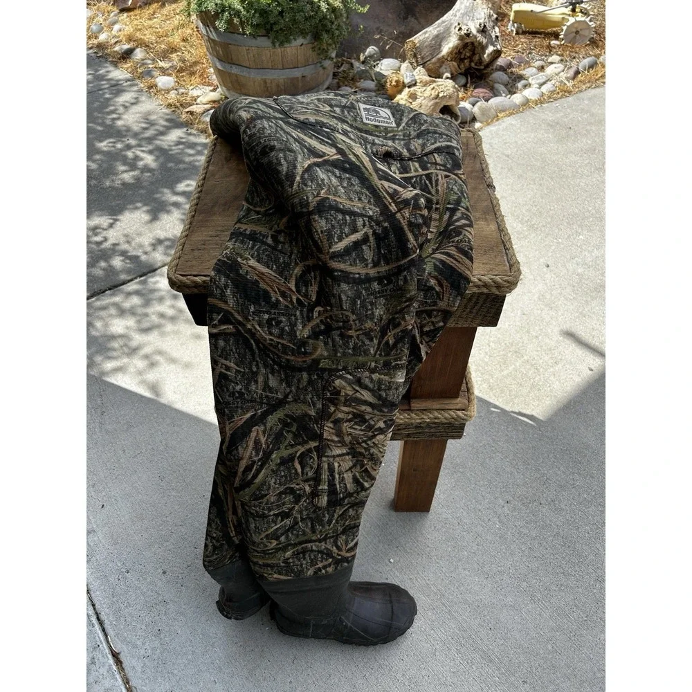 Hodgman Neoprene Chest Waders Size 8 Camo Bootfoot Steel Shank Hunting Fishing